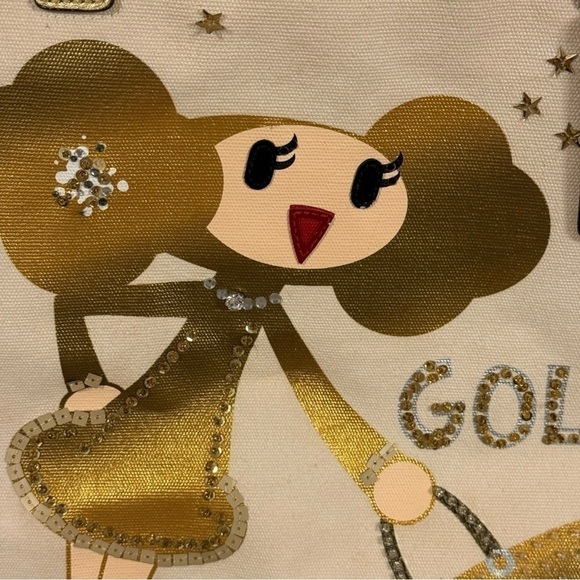 COACH Poppy Goldy Tote Rare Vintage Y2K - Picture 4 of 14